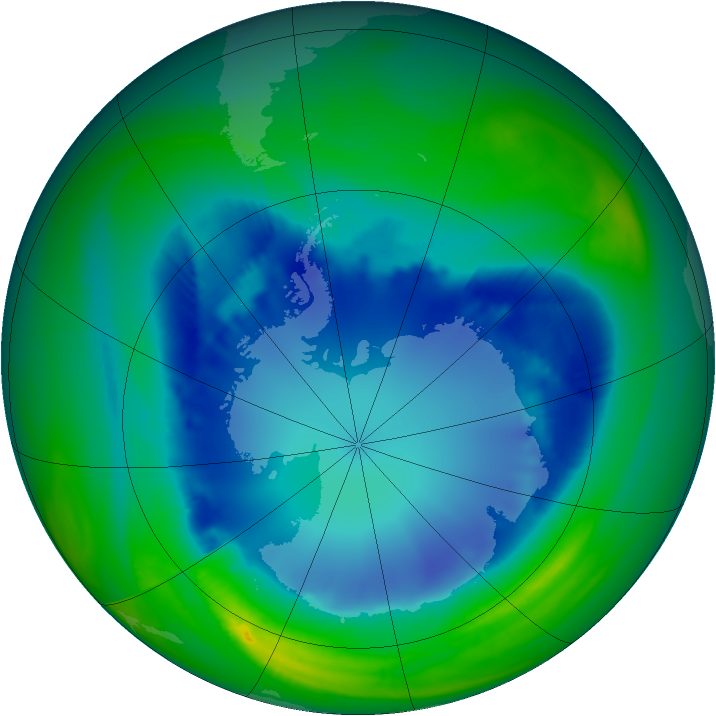 Ozone Map 2007-08-20
